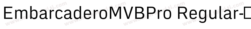 EmbarcaderoMVBPro Regular字体转换
